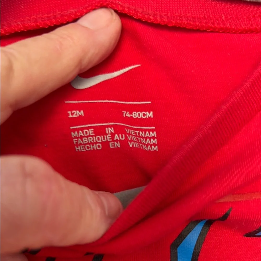 Nike‎ Kids Red Long Sleeve Shirt
